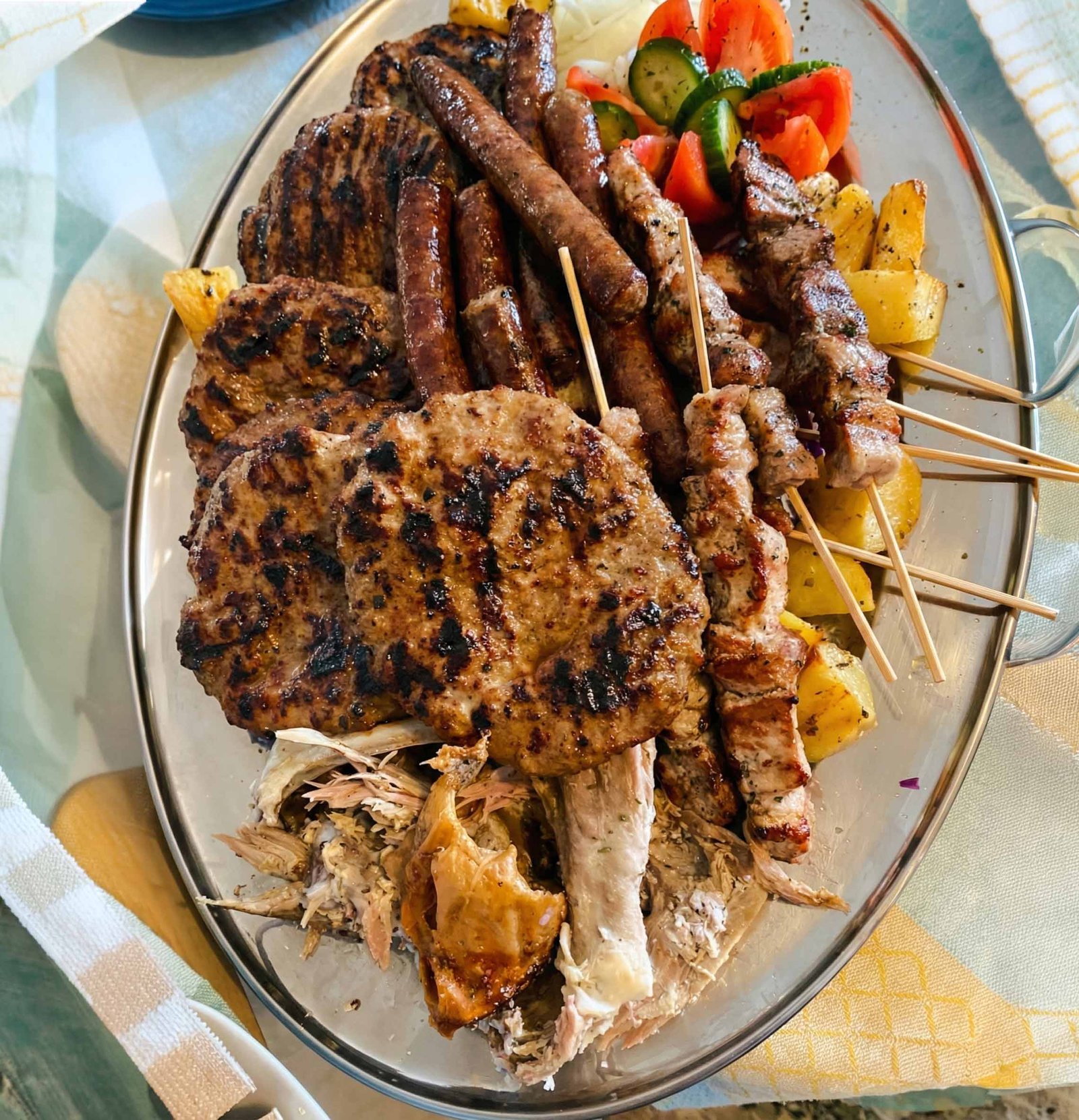 Mixed grilled meats
